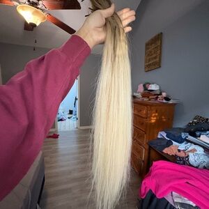 Luxurious Blonde Hair Extensions